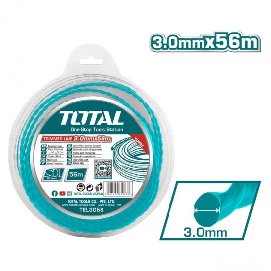 Total Μεσινέζα Ελικοειδής 3mm - 56m (TEL3056)